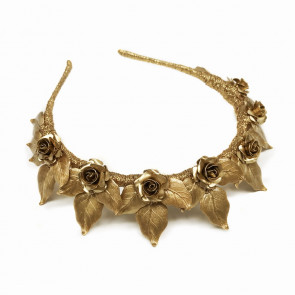 ANNA ROSA - Gold Crown (Custom Order - 2 Weeks)