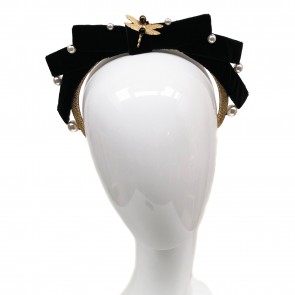 Audrey Black / Gold Dragonfly Pearl  - (SOLD OUT)