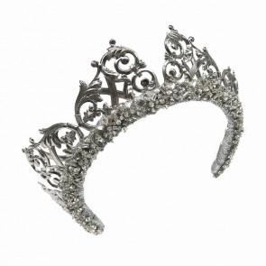 LUCILLA JEWEL - Rhodium Crown (Custom Order - 3 Weeks)
