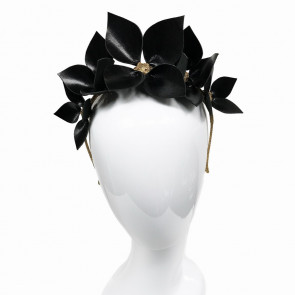 Queen of Scots Black Floral Crown (Custom Order - 2 Weeks)
