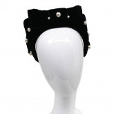 Audrey Pearl Black Large - (Made to Order)