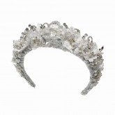 CAPRINA - Embellished Crown (Custom Order - 3 Weeks)