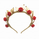 QUEEN ROSA - Gold Crown (Custom Order - 2 Weeks)